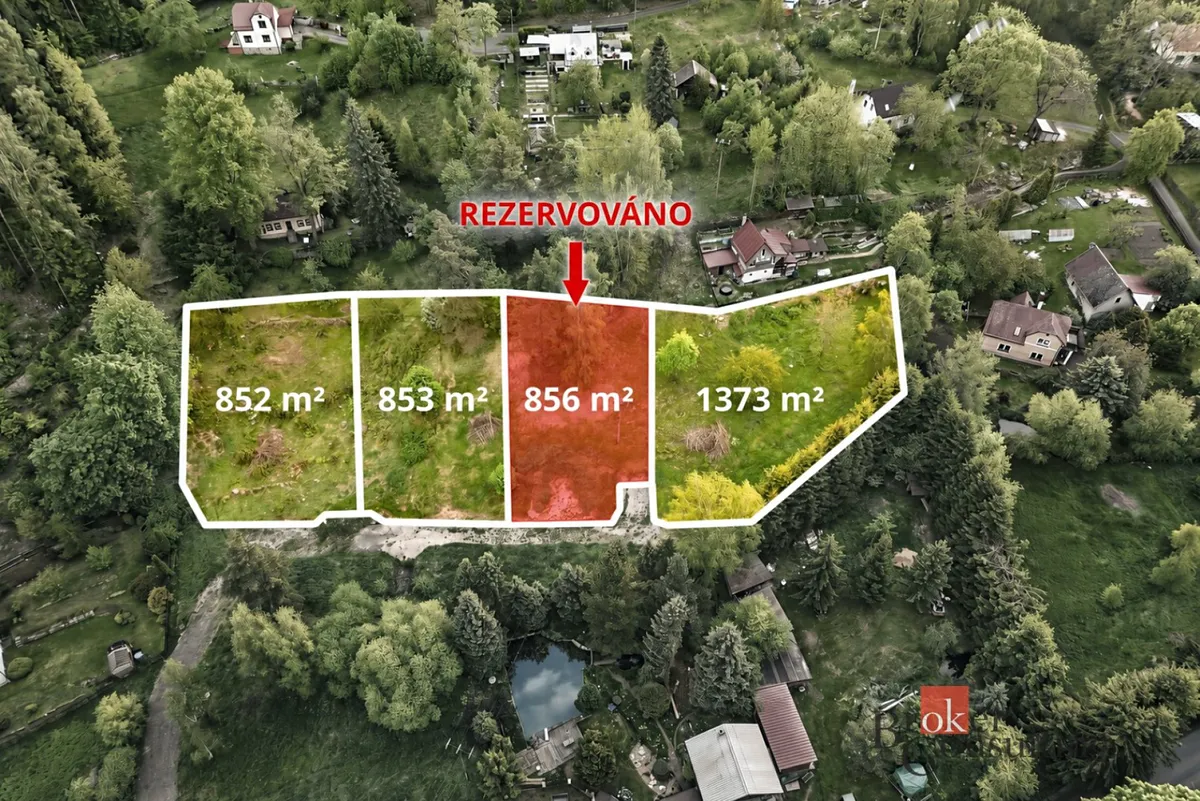 Prodej stavebního pozemku 852 m²